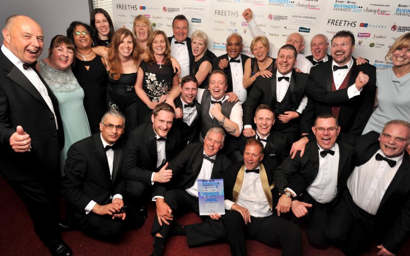 Lestercast Win Company of the Year at the Leicester Mercury Business Awards 2015